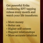 advanced eft tapping therapy videos erika awakening